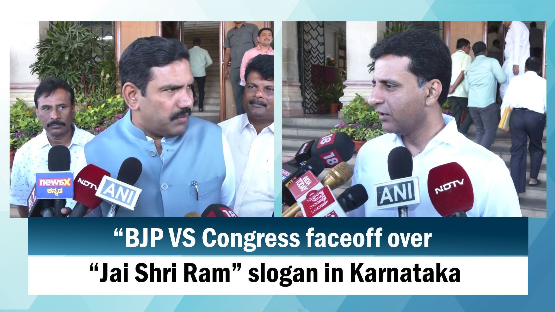 “BJP VS Congress Faceoff Over “Jai Shri Ram” Slogan In Karnataka