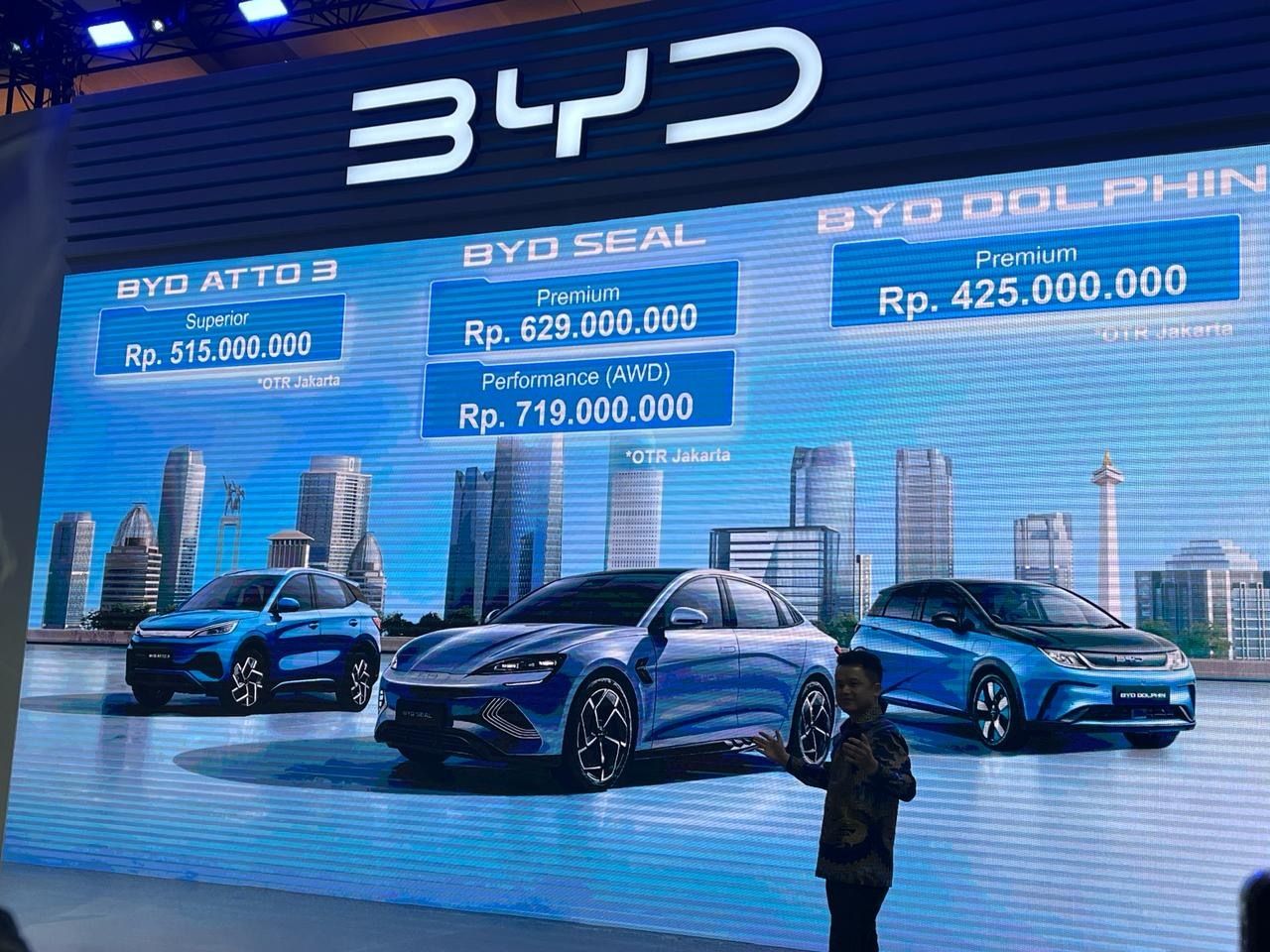 Daftar Harga Mobil Listrik BYD Di IIMS 2024, Termurah Rp 400 Jutaan