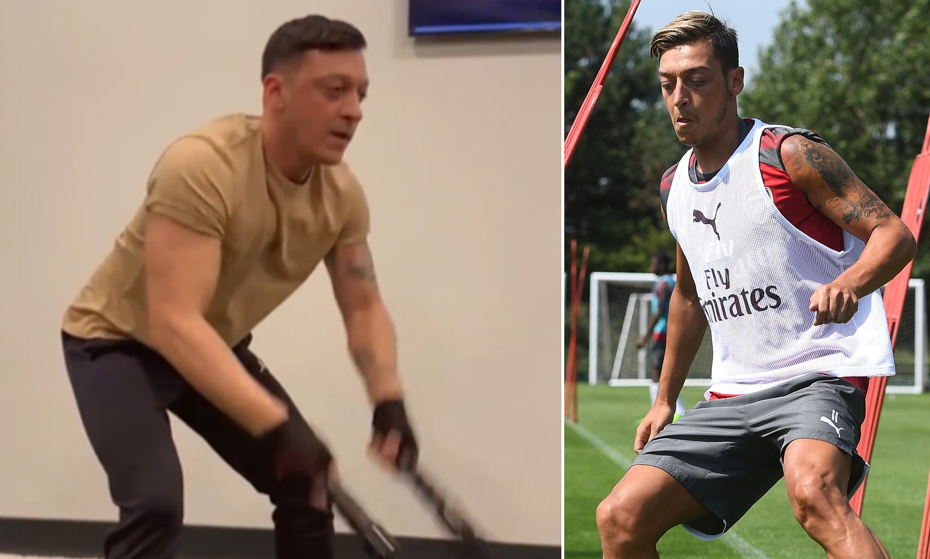 Mesut Ozil Showcases Staggering Body Transformation On Social Media