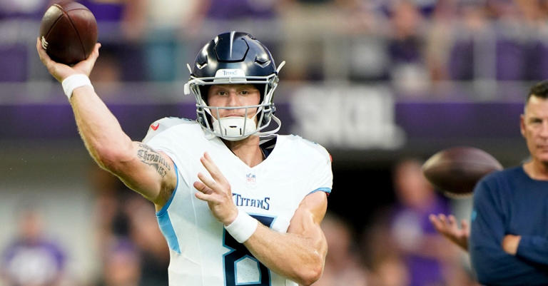 Titans' Will Levis lands near bottom of QB rankings