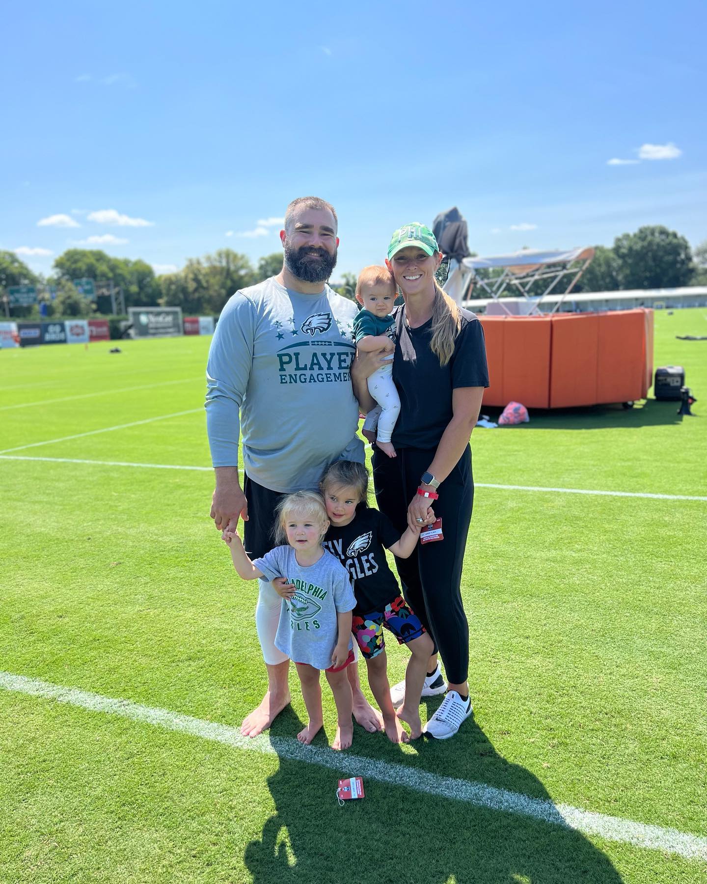 Jason Kelce Reminds Wife Kylie Of How They Met With Hilarious ...