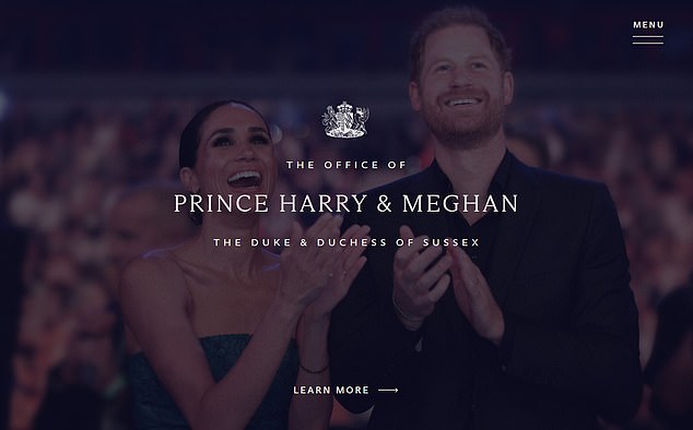 revealed: domain name for harry and meghan's new sussex.com website was bought in december last year as the fallout from 'royal racists' row unfolded after the publication of omid scobie's book endgame
