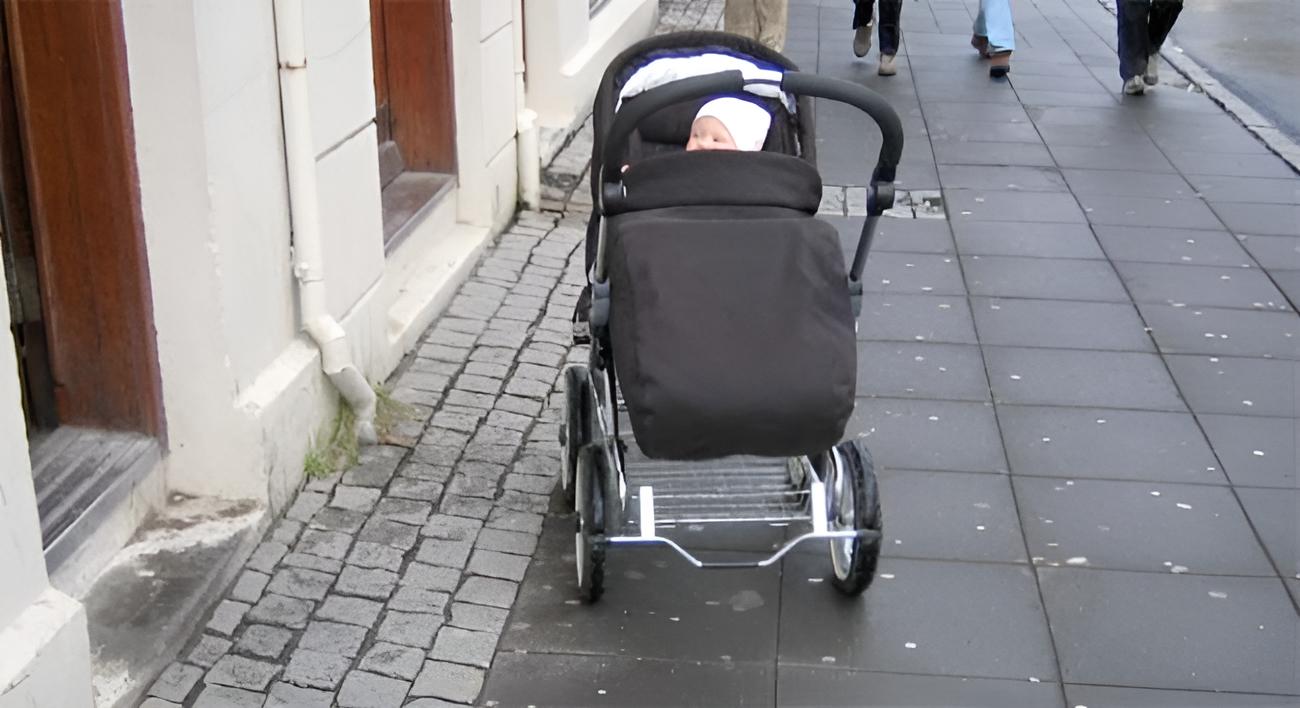 <p>From infancy to about 2 years old, Icelandic children sleep outside in baby carriages for their noon nap. This is on the belief that fresh air is imperative for a good sleep, and child development.</p>  <p>It also builds trust, as babies are left alone, and promotes openness.</p>