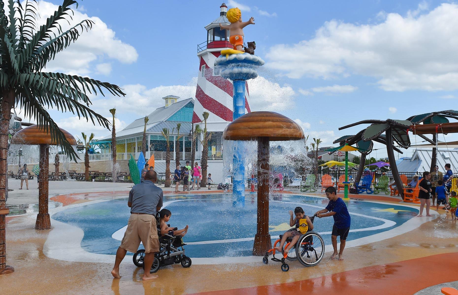<p>Part of Morgan's Wonderland, an ultra-accessible theme park, Morgan's Inspiration Island splash park in San Antonio, Texas will reopen in spring 2024 after a $6million (£4.7m) upgrade. Every part of the pioneering park is wheelchair accessible, from the River Boat Adventure ride to the five water play areas featuring waterfalls, pools, geysers, jets, water cannons and tipping buckets. Waterproof wheelchairs are available and special wristbands allow parents or carers to easily locate their party. New attractions for 2024 will include a first-of-its-kind, wheelchair-friendly zipline and a 4D cinema to give riders in wheelchairs a roller coaster experience using a video screen with motion effects.</p>