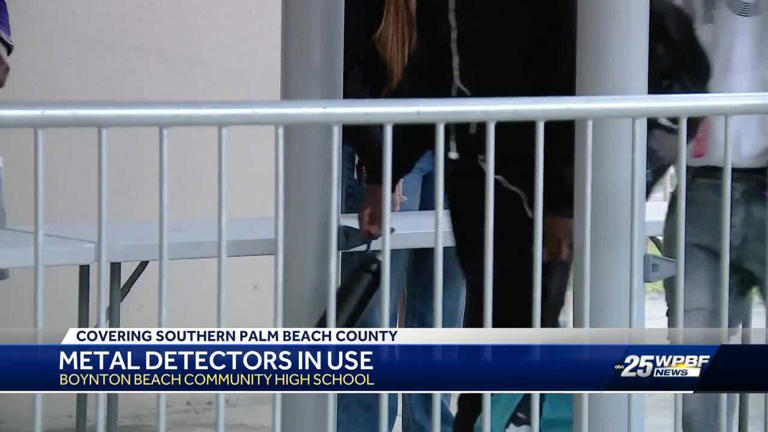 Metal detectors continue to be implemented across Palm Beach County ...