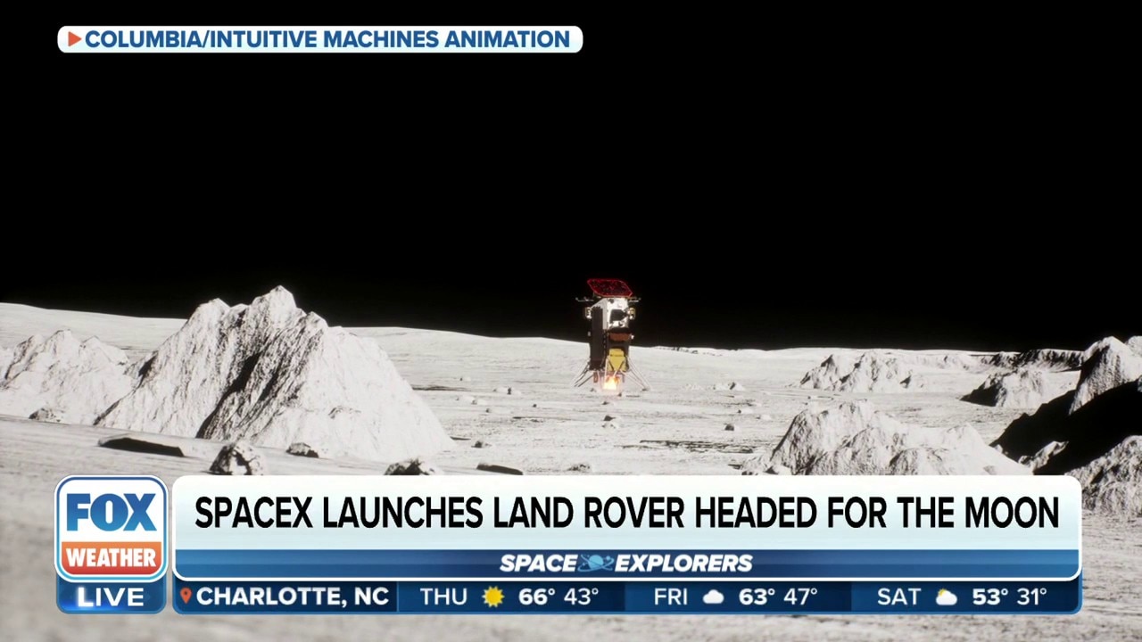 SpaceX Launches Rocket Carrying Intuitive Machines' Moon Lander