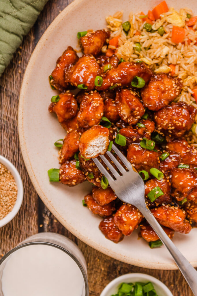 Baked Honey Sesame Chicken