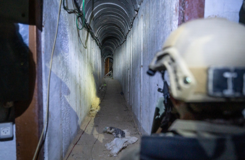 french ngo's logo appears in footage from hamas's gaza tunnels