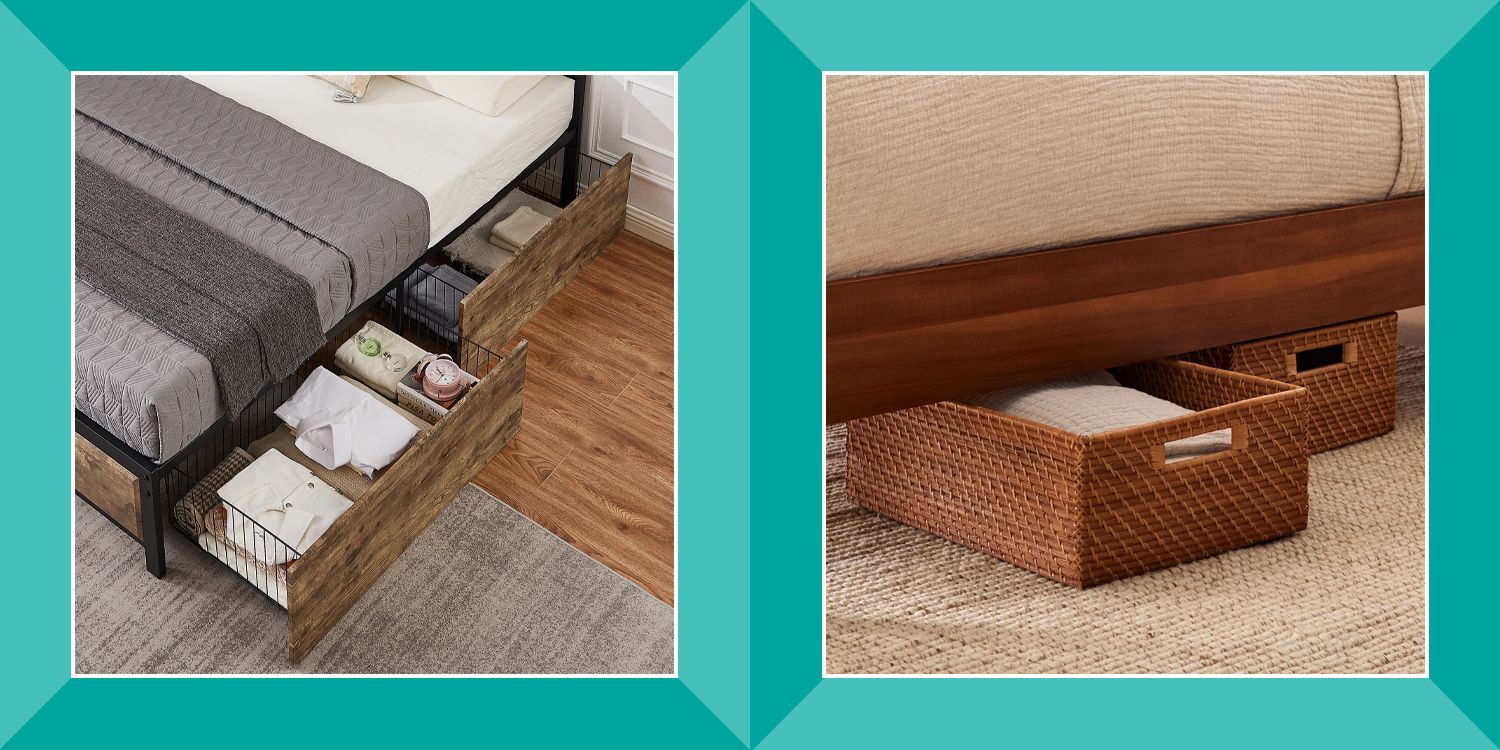 8 Genius Underbed Storage Solutions That Organize and Save Space