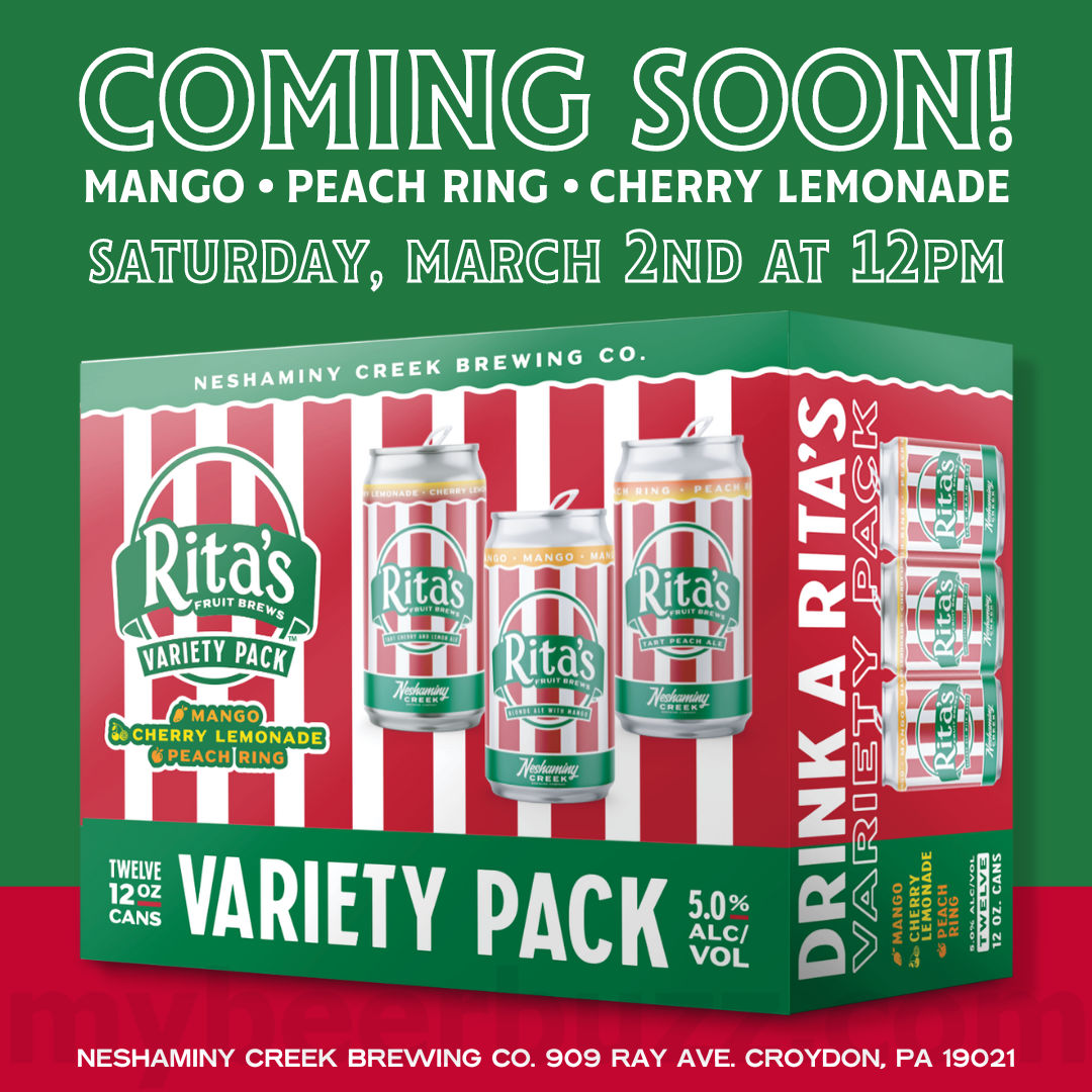 Neshaminy Creek&amp;#39;s Rita&amp;#39;s Fruit Brews Returns with New Variety Pack