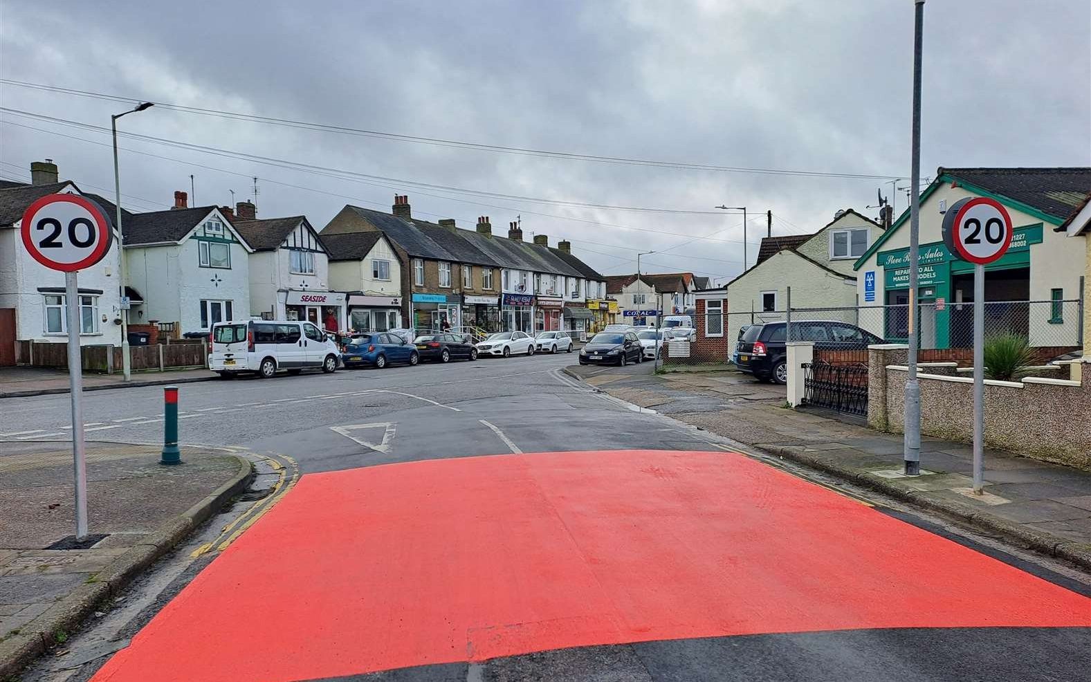 red fluorescent 20mph road markings ‘way too much’, residents say