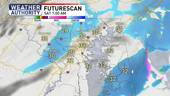 Next Round Of Winter Weather Tomorrow In Maryland