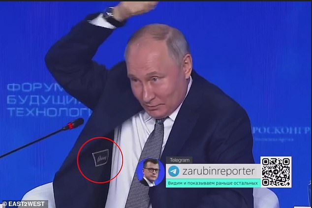 putin wears £7,000 brioni italian suit while lecturing russians on the 'evils' of nato