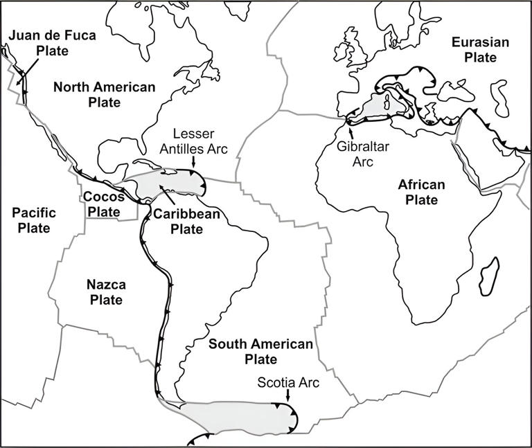 Study: Gibraltar subduction zone is invading the Atlantic