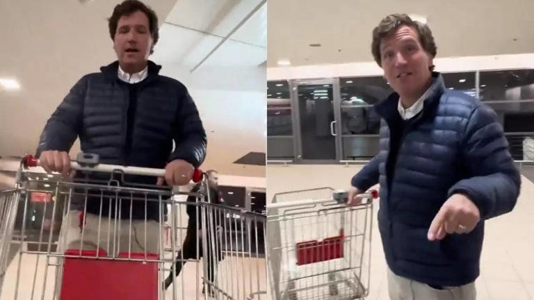 tucker carlson's moscow grocery shopping experience: here's what he found