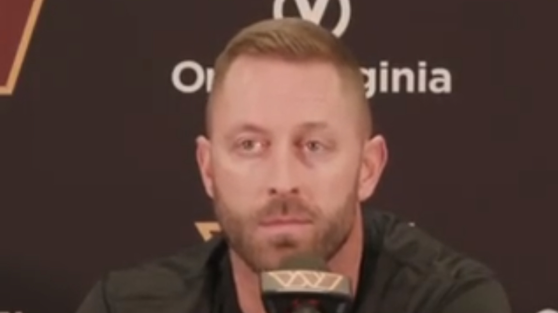 Kliff Kingsbury Washington Commanders Introductory Presser