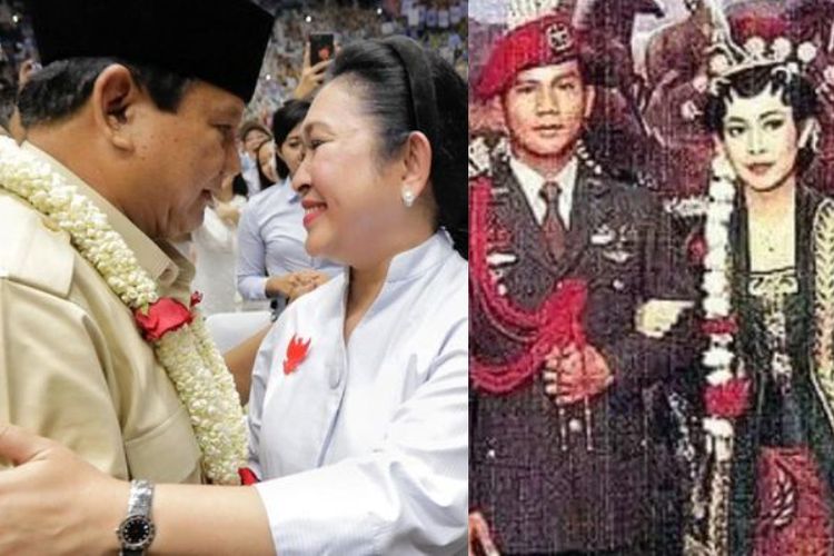 Disebut Cerai Karena Alasan Politik, Begini Kisah Cinta Prabowo Dan ...