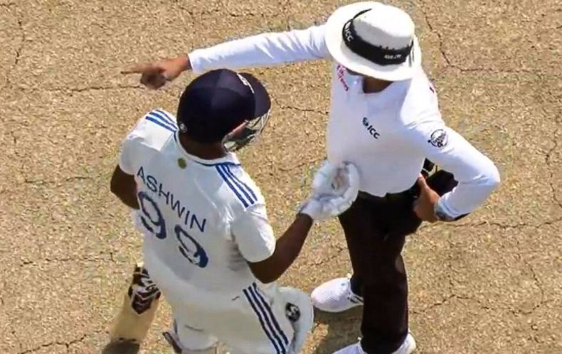 england awarded five penalty runs after india repeatedly run on pitch – with ashwin final straw