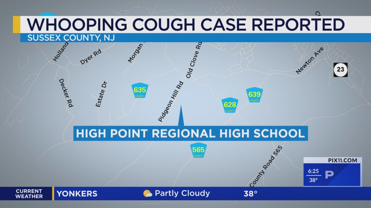 Case Of Whooping Cough Reported At NJ High School