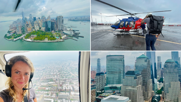 We tried a 10-minute helicopter service that takes you from JFK to Manhattan for £162