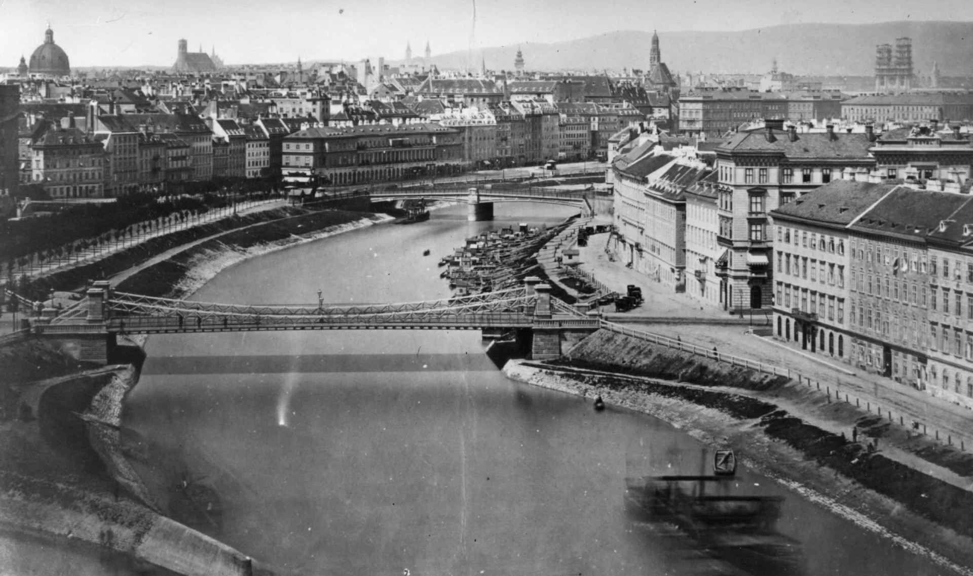 Taken back in 1864, this photo offers an alternative view of Vienna's famed Danube Canal.<p>You may also like:<a href="https://www.starsinsider.com/n/472561?utm_source=msn.com&utm_medium=display&utm_campaign=referral_description&utm_content=397441v1en-us"> These celebrities live in surprisingly modest homes</a></p>