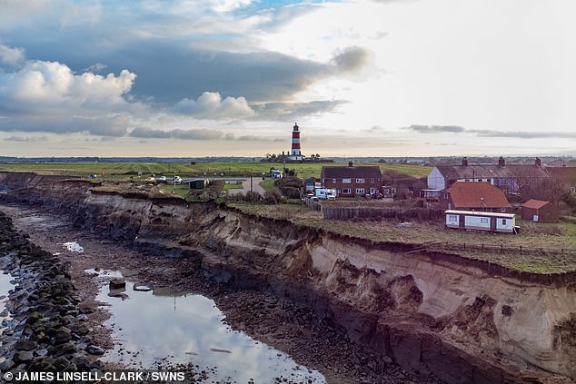 furious locals living along crumbling norfolk coastline say government has 'betrayed' their community because they won't benefit from £25m sea defences