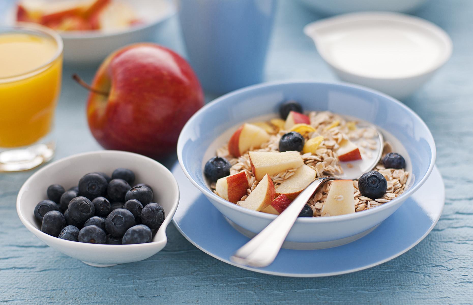 <p>We get it; mornings can be hectically busy. But if there's no place in your pre-work schedule for a nutritious breakfast, you're really missing a trick. Eating breakfast gives you a boost of energy to help you take on the day – and if you skip it, you're more likely to overeat later on. If you're really pressed for time, make sure you stock up on yogurt and fruits, which you easily can take with you, or try making yourself a healthy smoothie. </p>