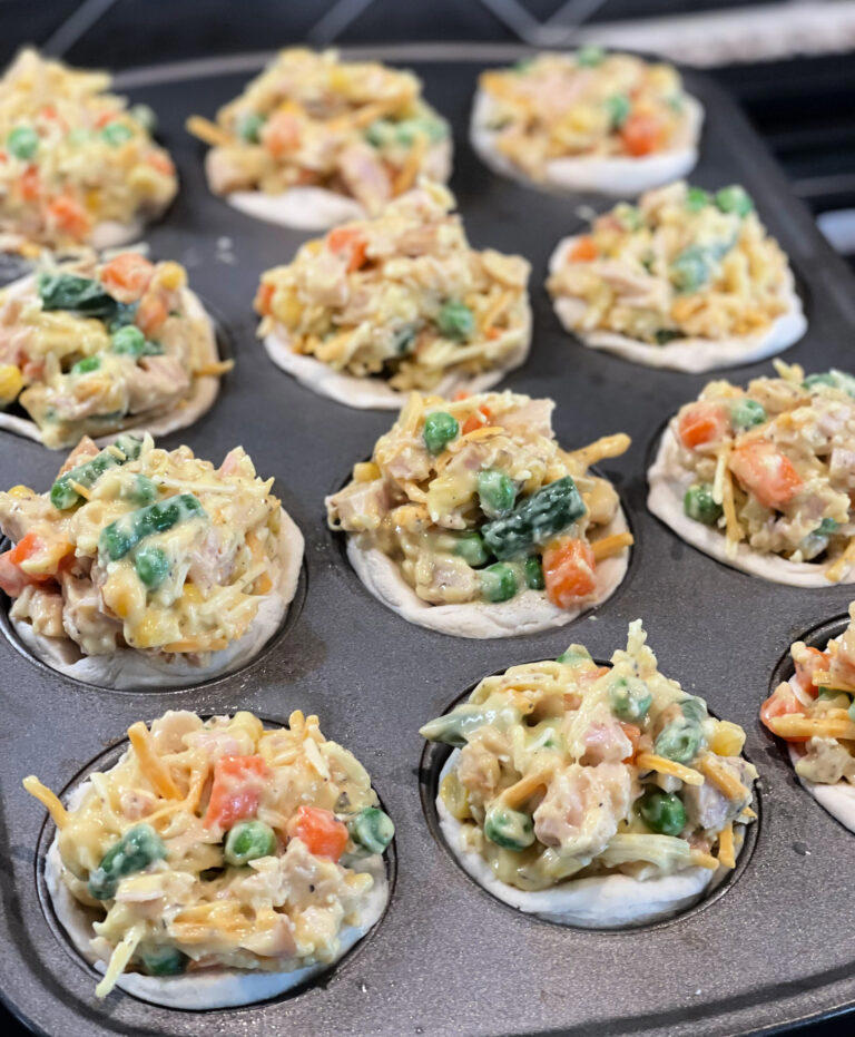 Chicken Pot Pie Muffins