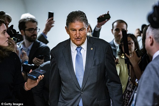 joe manchin reveals he's not running for president after months of threatening a challenge to biden on a third-party ticket
