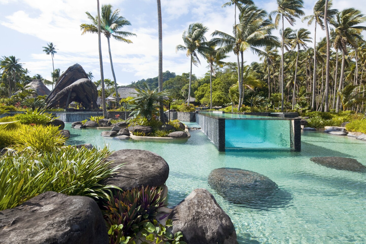 <h2>Como Laucala Island, Fiji</h2> <ul>   <li><b>Location: </b>Fiji </li>   <li><b>Why we love it: </b>18-hole golf course, personal buggies for island exploration, villas scattered around the island for extra privacy</li>   <li><a class="Link" href="https://go.skimresources.com?id=122560X1583085&xs=1&url=https%3A%2F%2Fwww.comohotels.com%2Ffiji%2Fcomo-laucala-island&xcust=PrivateIslands" rel="noopener nofollow sponsored"><b>Book now</b></a> </li>  </ul> <p>Laucala Island has had a wild history: Captain William Bligh (of <i>Bounty </i>infamy) first wrote about it on his ill-fated South Pacific journey, before the seven-mile-long Fijian paradise became a coconut farm and was then purchased by publishing giant Malcolm Forbes in 1972. Red Bull cofounder Dietrich Mateschitz turned the island into a luxury resort, and in 2021, it was taken over by Como Hotels and Resorts. The 25 Residences—stand-alone villas—are scattered around the island, bringing a sense of blissful seclusion, and they each have a private pool, an outdoor bath, a dedicated <i>tau </i>(Fijian for “friend”), and a golf cart for exploring. While you’re at Laucala, you can also play a round of golf on the 18-hole course, ride horses in the surf, or take an excursion on a classic 1970s sailing yacht. </p>