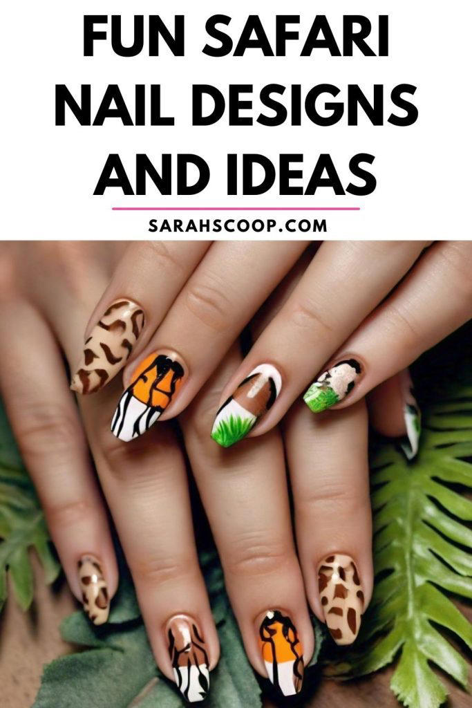 25+ Fun Safari Nail Designs and Ideas