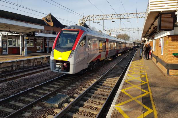 Essex Police search train after reports of man acting suspicious (Image: Greater Anglia)