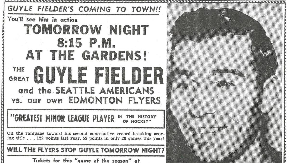 seattle sports' best-ever fielder was a hockey player: guyle fielder
