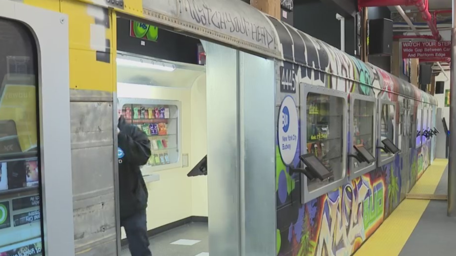 new marijuana dispensary in queens features an nyc subway theme