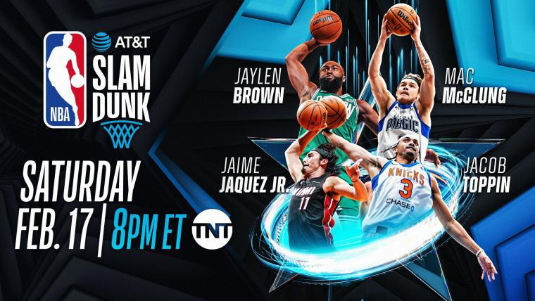 What time does the NBA Dunk Contest start? TV channel, schedule, live