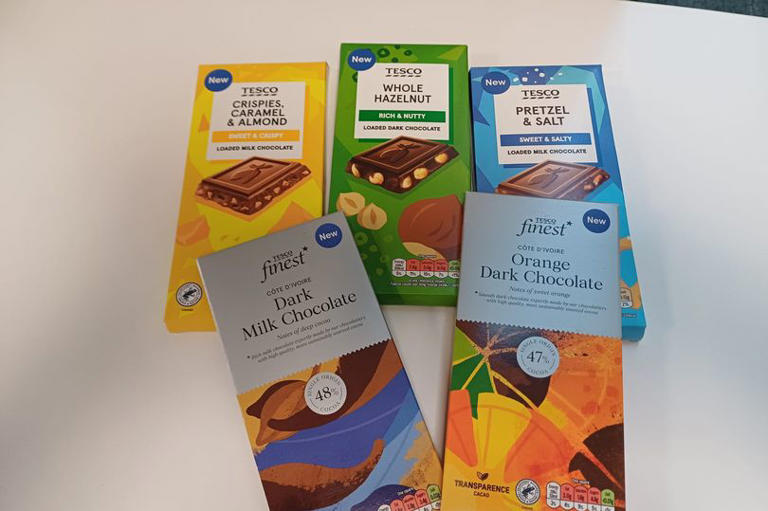 Tesco announces new chocolate bar range that's 'perfect for a cup of tea'