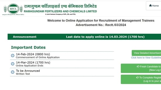 rfcl recruitment 2024: apply for 28 management trainees posts till march 14