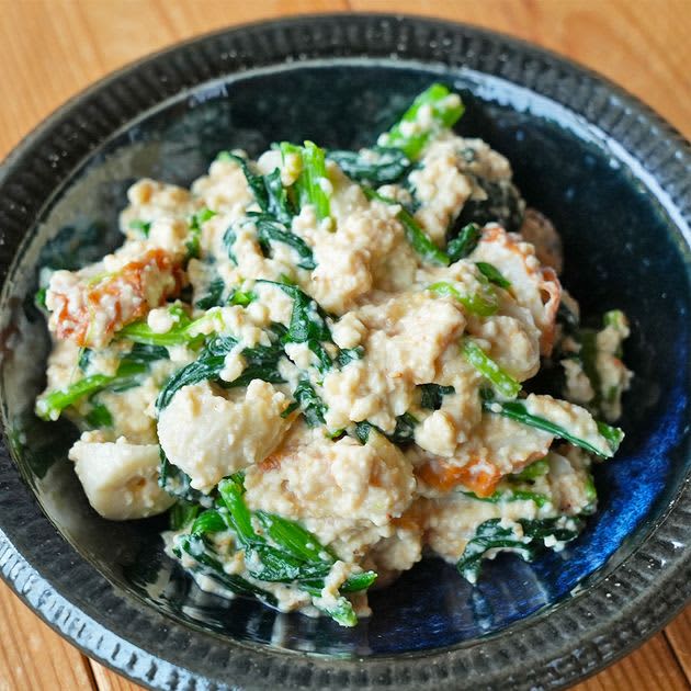 【豆腐と混ぜるだけでおしゃれ副菜に】意外な食材で作る白和えレシピ3選