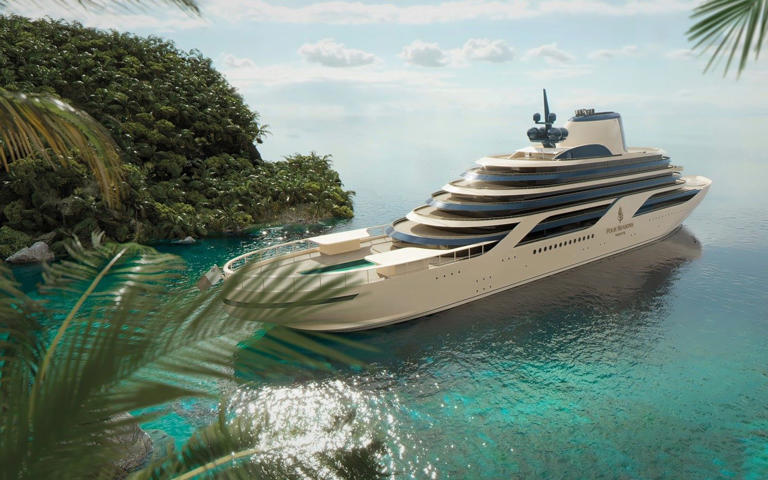 Several of the top glossy international hotel brands have launched collections of 'superyachts' in recent years - Four Seasons