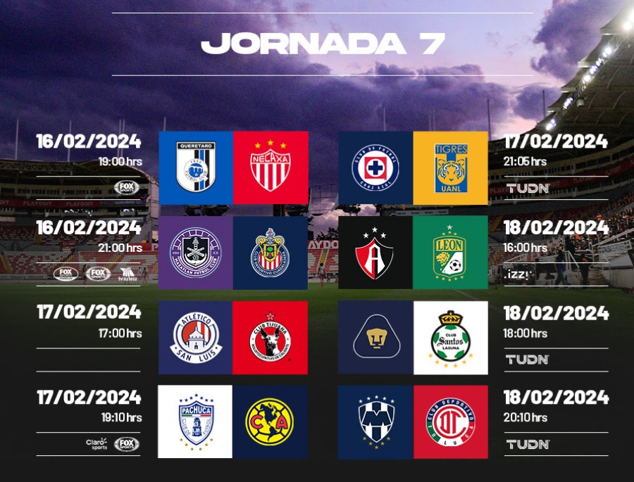 Liga MX: ¿Dónde Y Cuándo Ver La Jornada 7 Del Clausura 2024?