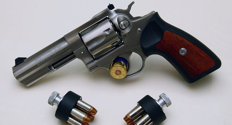<p>A robust and reliable double-action revolver that fires .357 Magnum rounds, which are effective for home defense. Its simplicity and durability make it a reliable choice for those who prefer revolvers.</p>