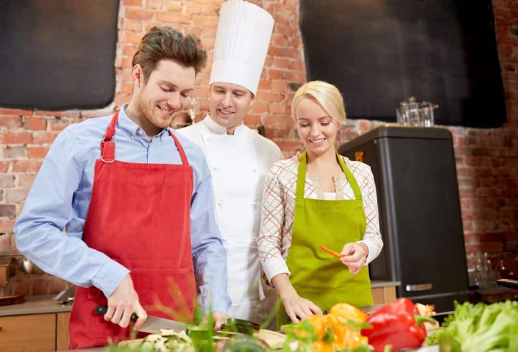 <p>Take a cooking class together. It’s a fun way to learn new recipes and cooking techniques, and you get to enjoy the meal you prepared together afterward.</p>