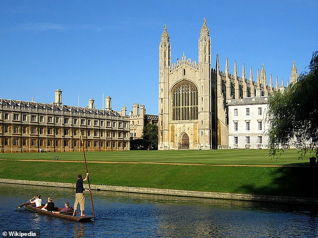 cambridge university 'discriminating against rich, white privately-educated men', claims vice-chancellor of rival institution which is launching a degree course on the rise of 'woke' culture