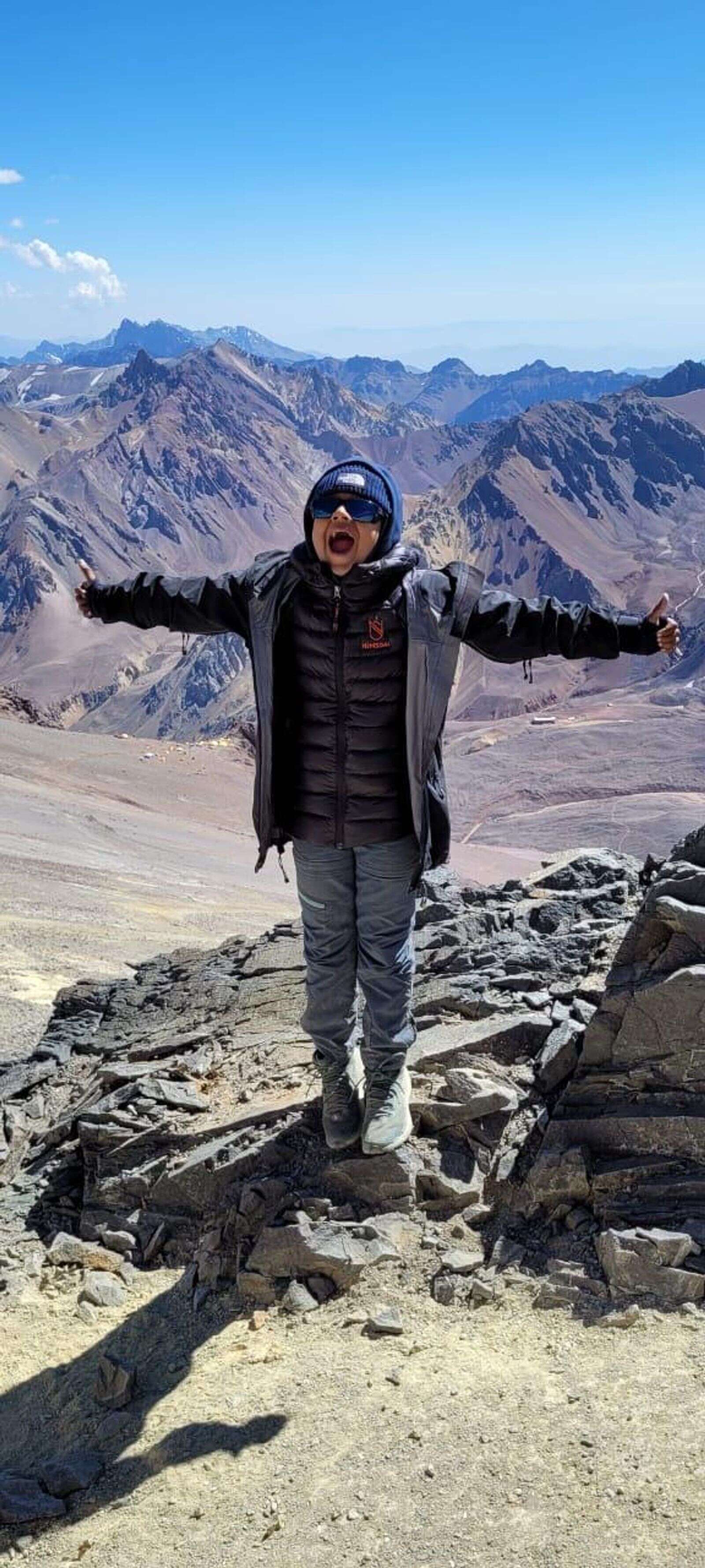 9-year-old dubai-based boy climbs nearly 20,000 feet of tallest mountain in americas