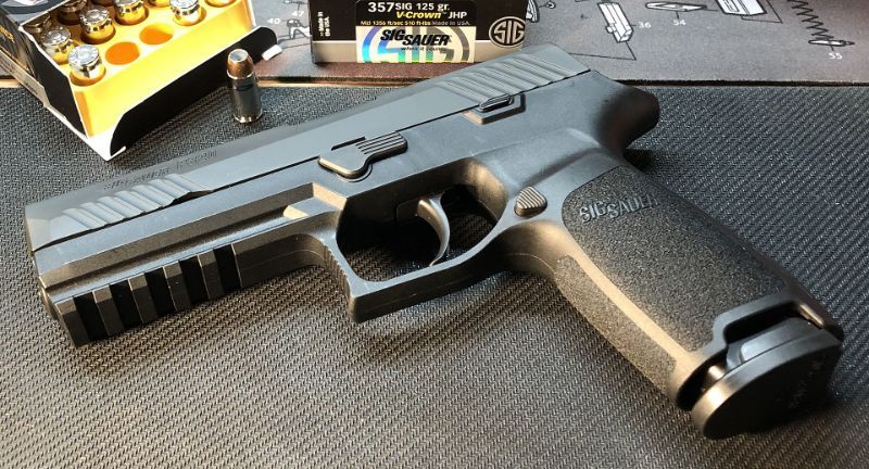 <p>A modular semi-automatic pistol that allows the shooter to change calibers and sizes to fit their specific needs. Its reliability, accuracy, and adaptability make it a strong choice for home defense.</p>