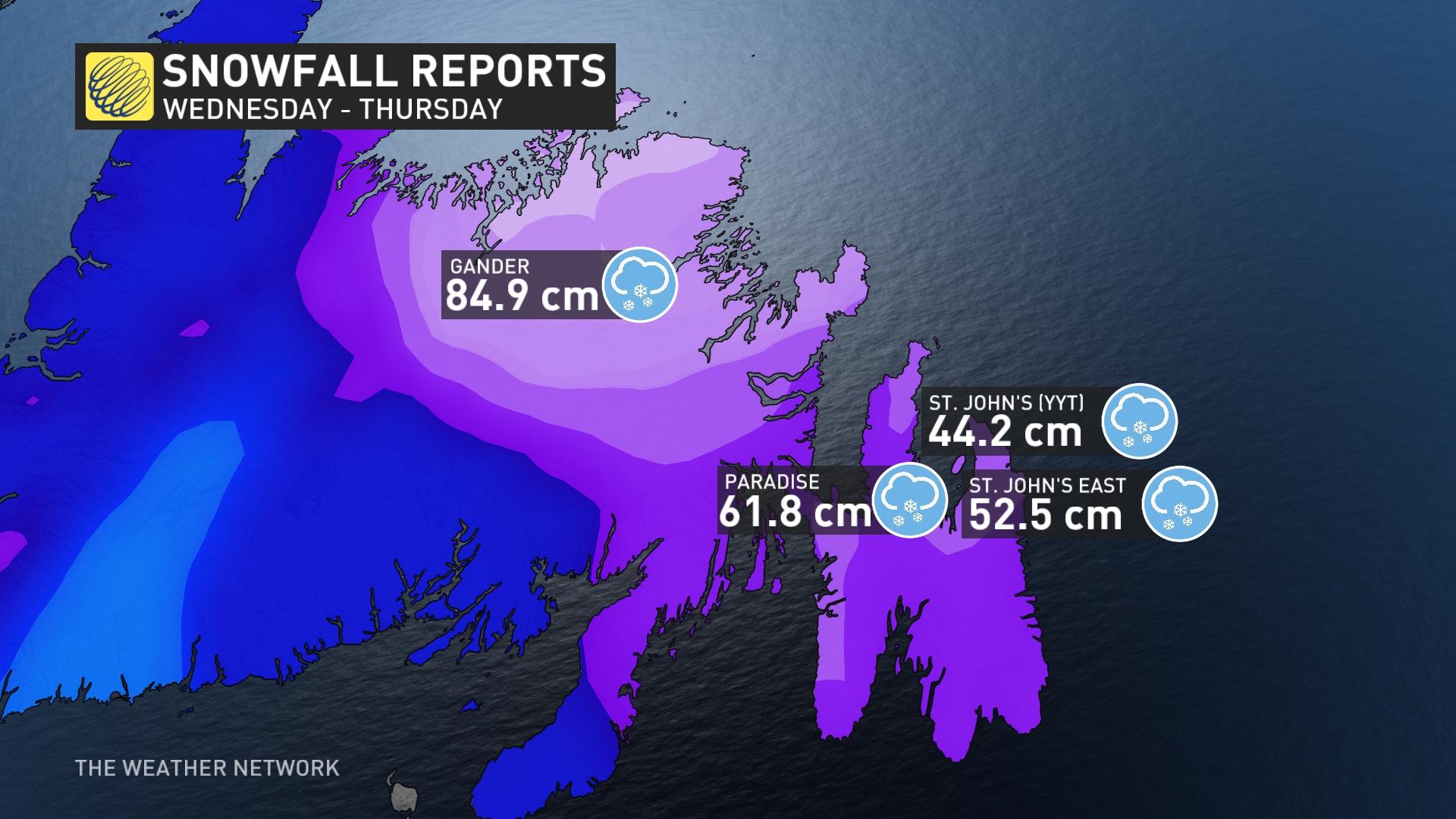 whiteouts expected as heavy weekend snow aims for newfoundland