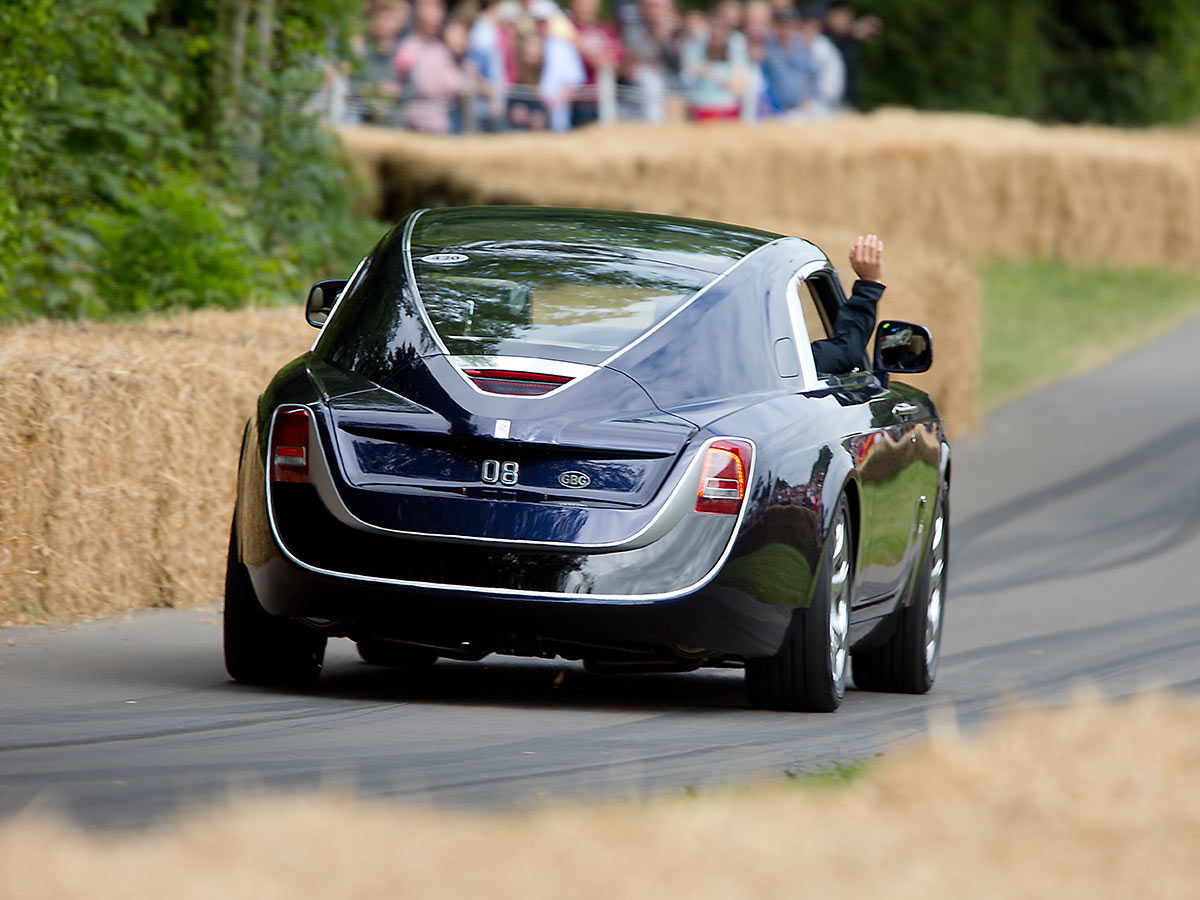 <p>Rolls-Royce, the king of luxury, created only one Rolls-Royce Sweptail, which boasted a 453-horsepower V12 engine.</p> <p>It had a top speed of 155 mph and could travel from 0 to 60 mph in 6.2 seconds. The concept car is currently worth <strong>$13.2 million</strong>.</p>