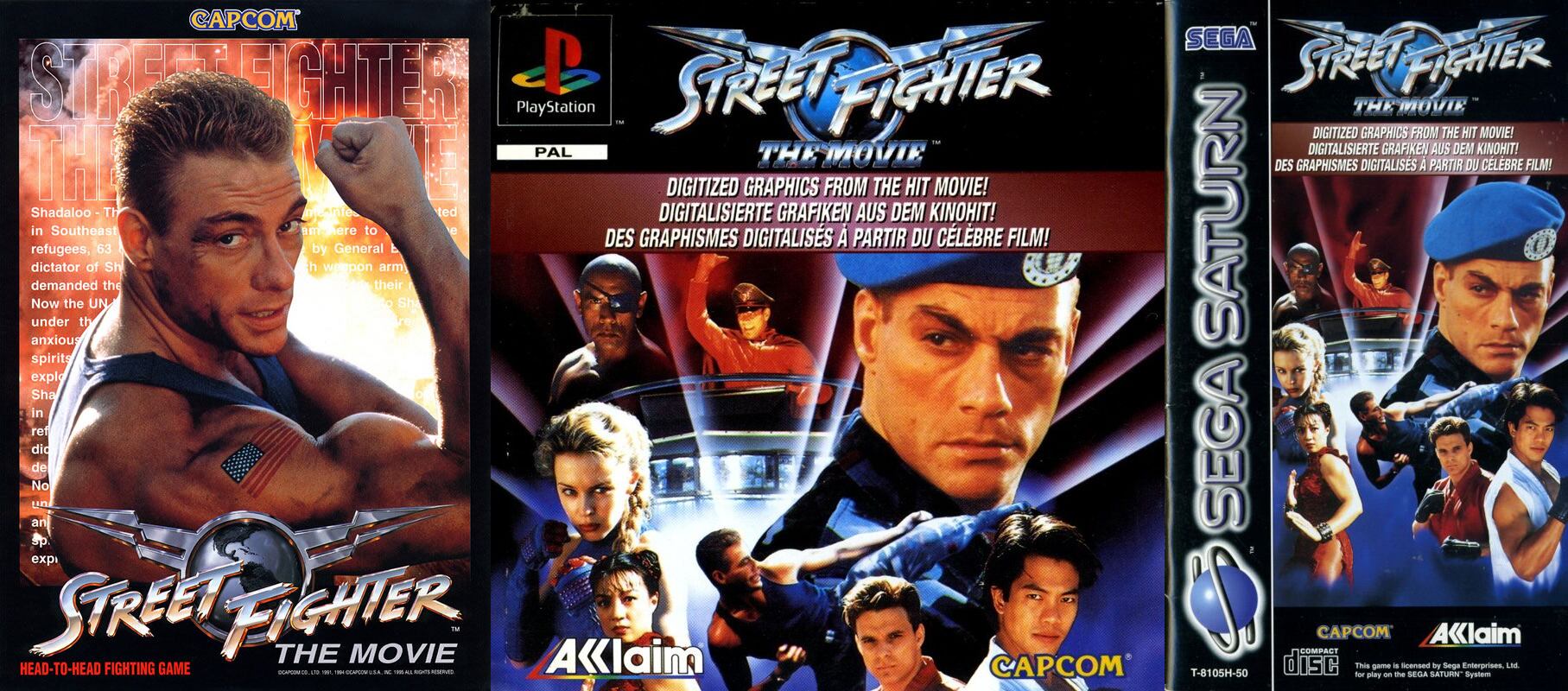 'street fighter' de van damme tuvo dos juegos que fueron la respuesta de capcom a mortal kombat