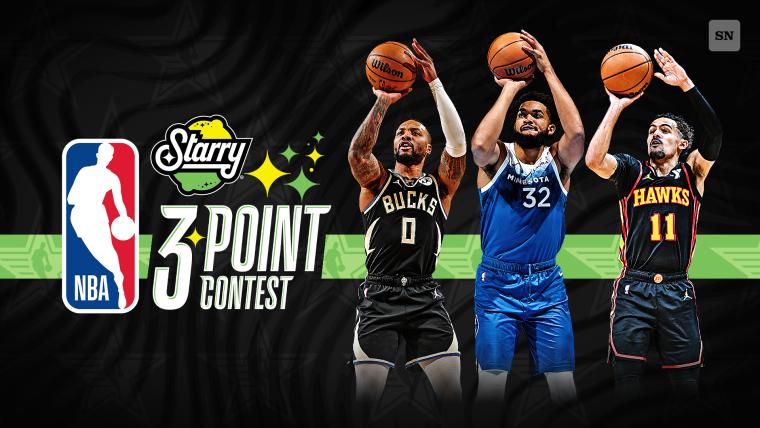what channel is the nba 3-point contest on? time, tv schedule, live streams, format for 2024 all-star event