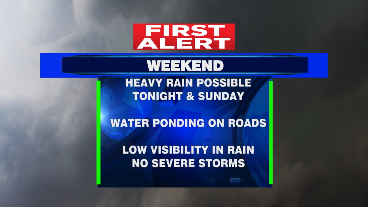 First Alert Weekend - How Much Rain And When Does It Peak?